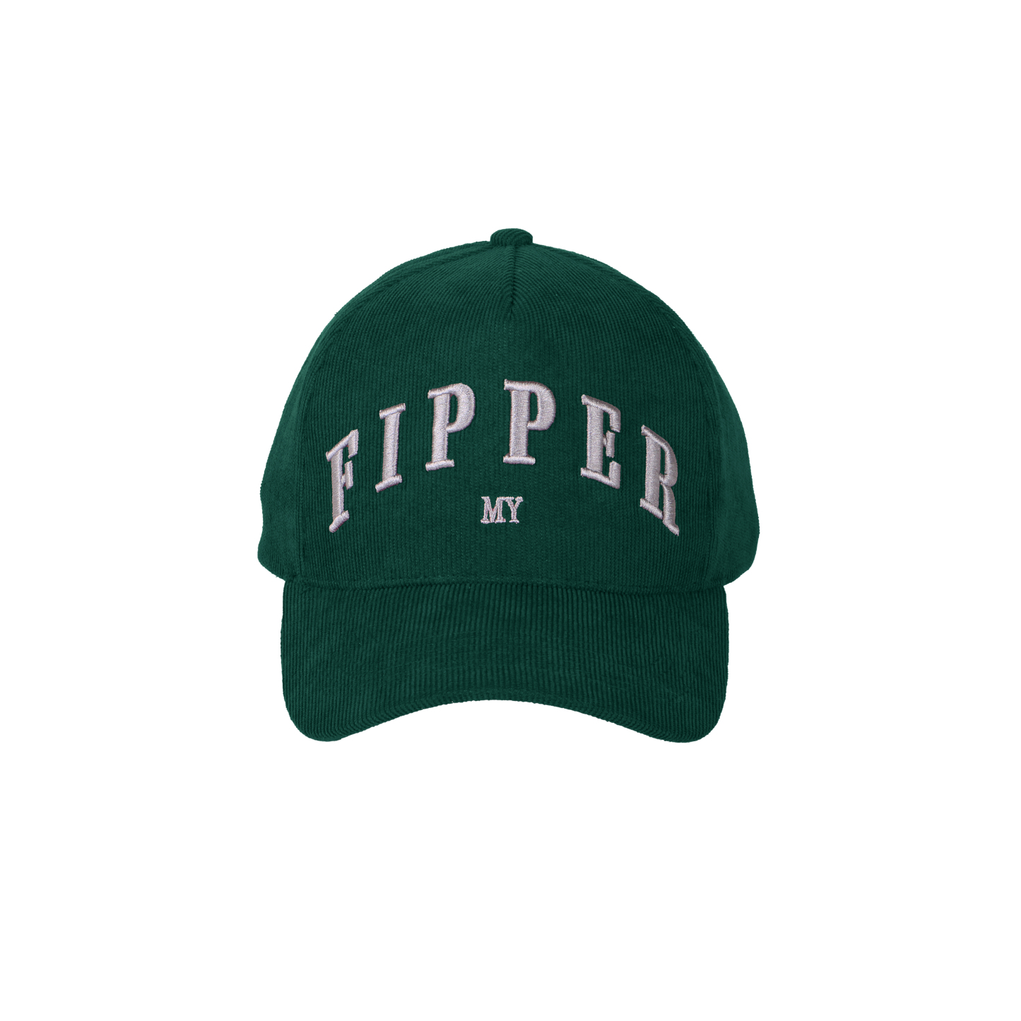 Fipper Headgear Corduroy Adjustable Cap Fipper in Green (Zuccini)