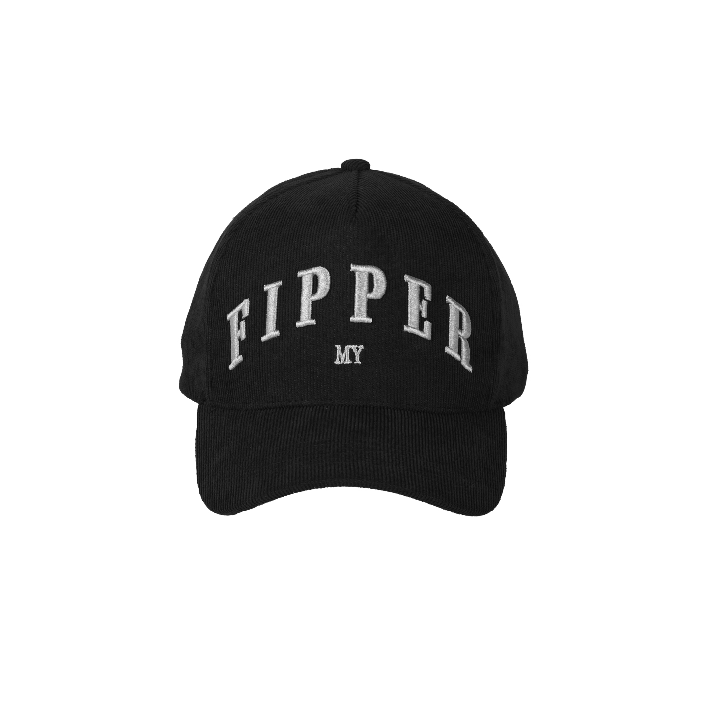 Fipper Headgear Corduroy Adjustable Cap Fipper in Black