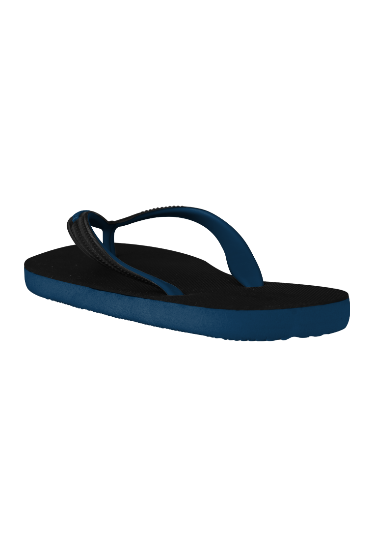 Fipper Black Series M Rubber Slipper for Men in Black / Blue (Snorkel)