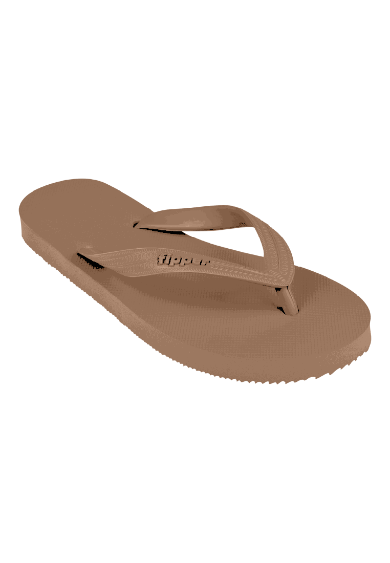 Fipper Basic M Rubber Slipper for Men in Brown (Sorrell)