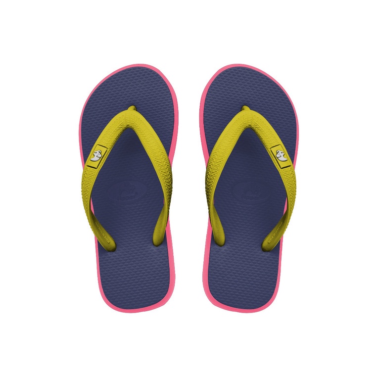 Fipper Kids Rubber for Children - Navy/Pink Punch/Yellow