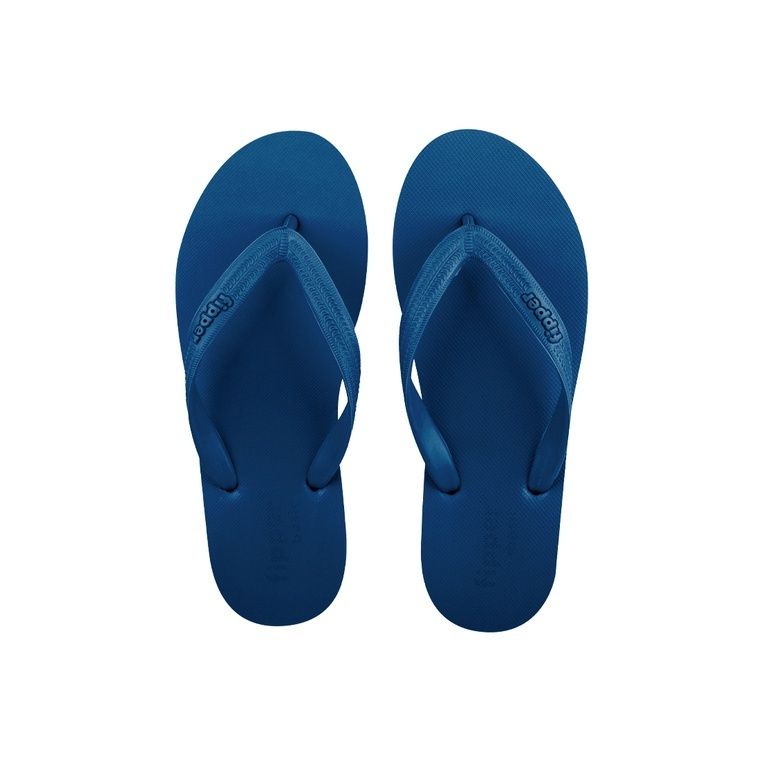 Fipper Slipper Basic M Rubber for Men in Blue (Snorkel)