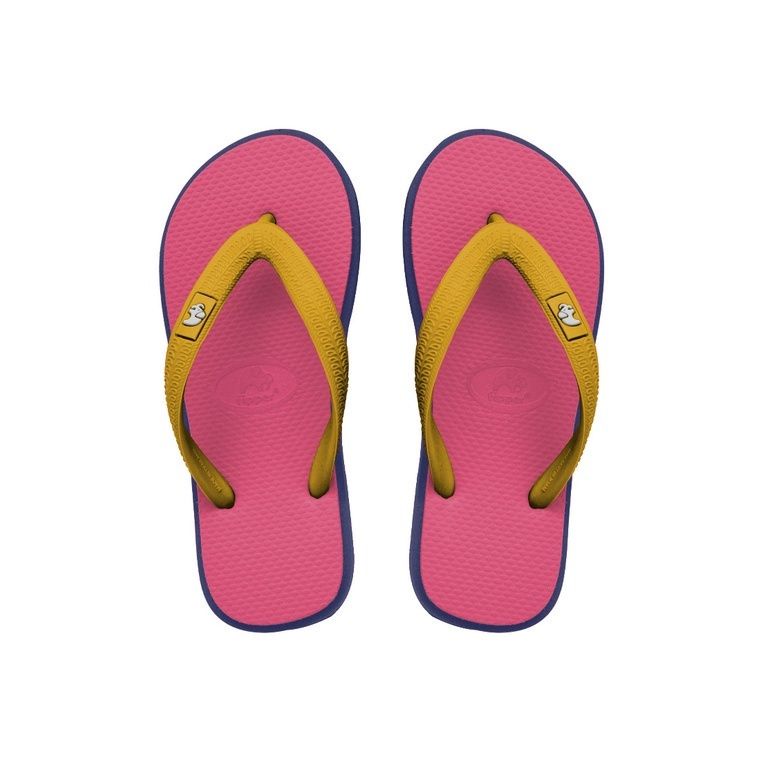 Fipper Kids Rubber for Children - Pink Berry/Navy/Mustard