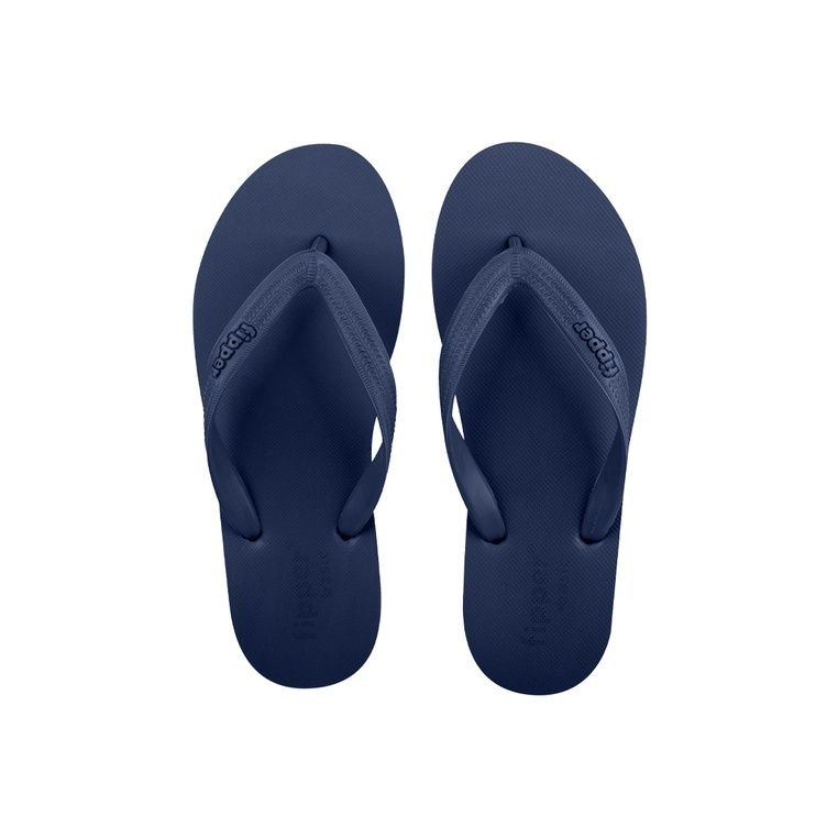 Fipper Slipper Basic M Rubber for Men in Navy