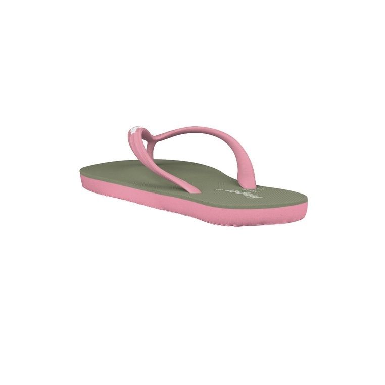 Fipper Slim Rubber for Women in Green Sage/Pink Peony