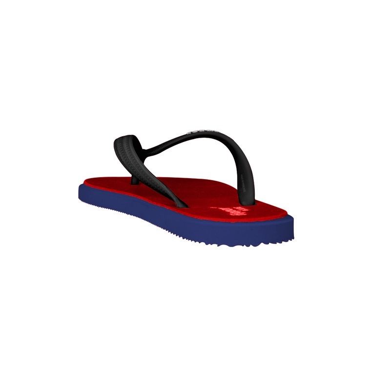 Fipper Wide Rubber for Unisex in Red / Navy / Black