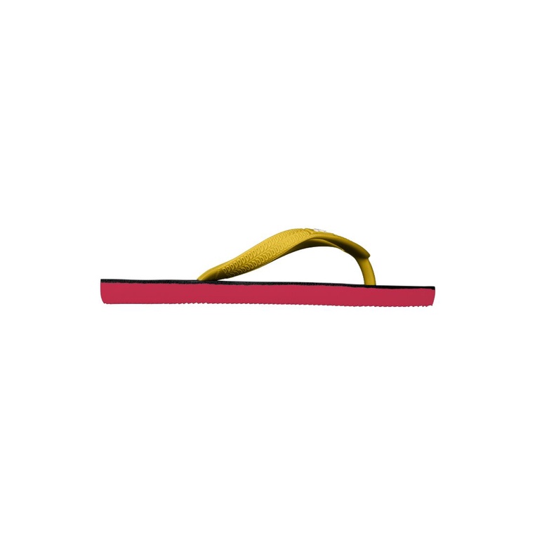 Fipper Slipper Junior Rubber for Children in Black / Pink (Punch) / Yellow