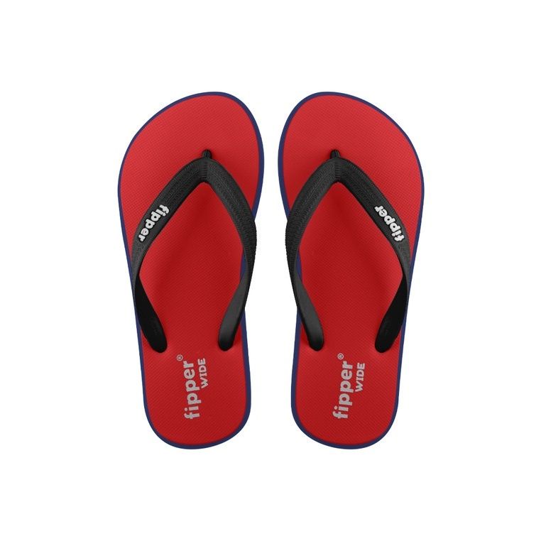 Fipper Wide Rubber for Unisex in Red Navy Black Fipper