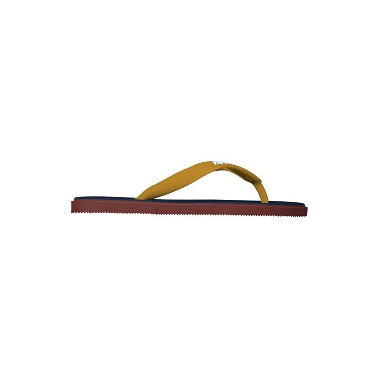 Fipper Wide Rubber for Unisex in Navy / Maroon / Mustard