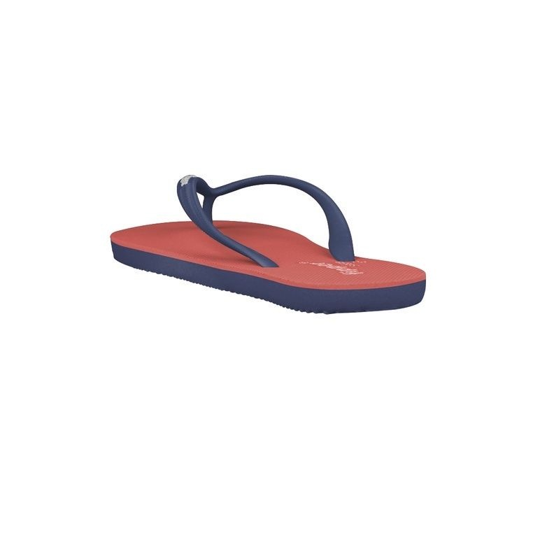 Fipper Slim Rubber for Women in Red Native/Navy