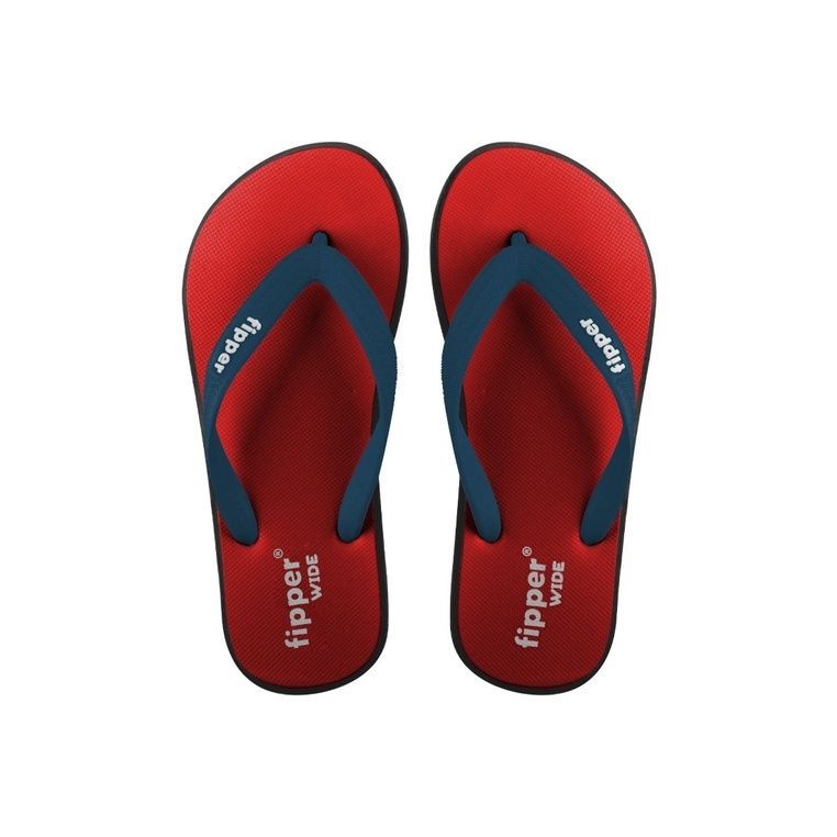 Fipper Wide Rubber for Unisex in Red / Black / Blue (Snorkel)