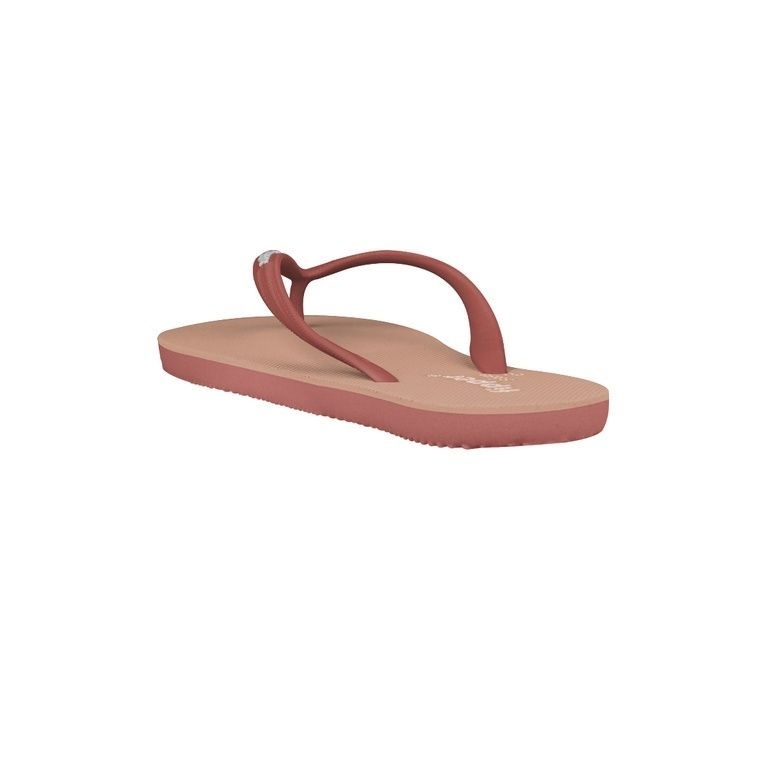 Fipper Slim Rubber for Women in Brown Tawny/Red Pottery