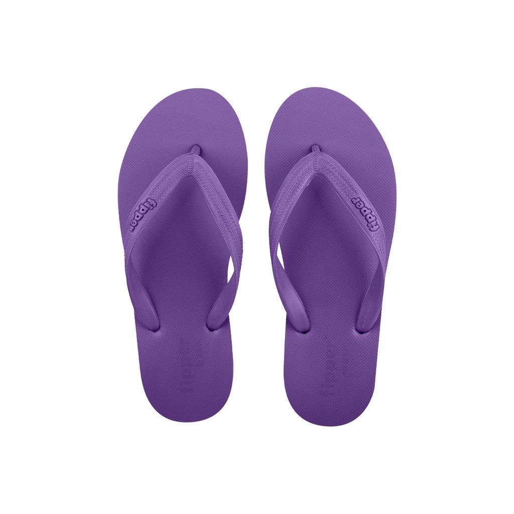 Fipper Slipper Basic M Rubber for Men in Purple (Dark)