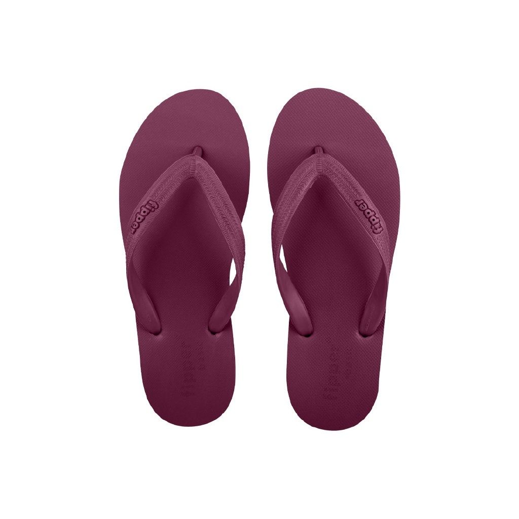 Fipper Slipper Basic M Rubber for Men in Maroon