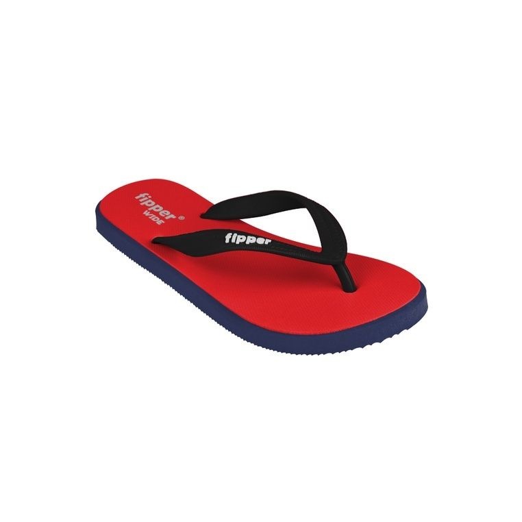 Fipper Wide Rubber for Unisex in Red / Navy / Black