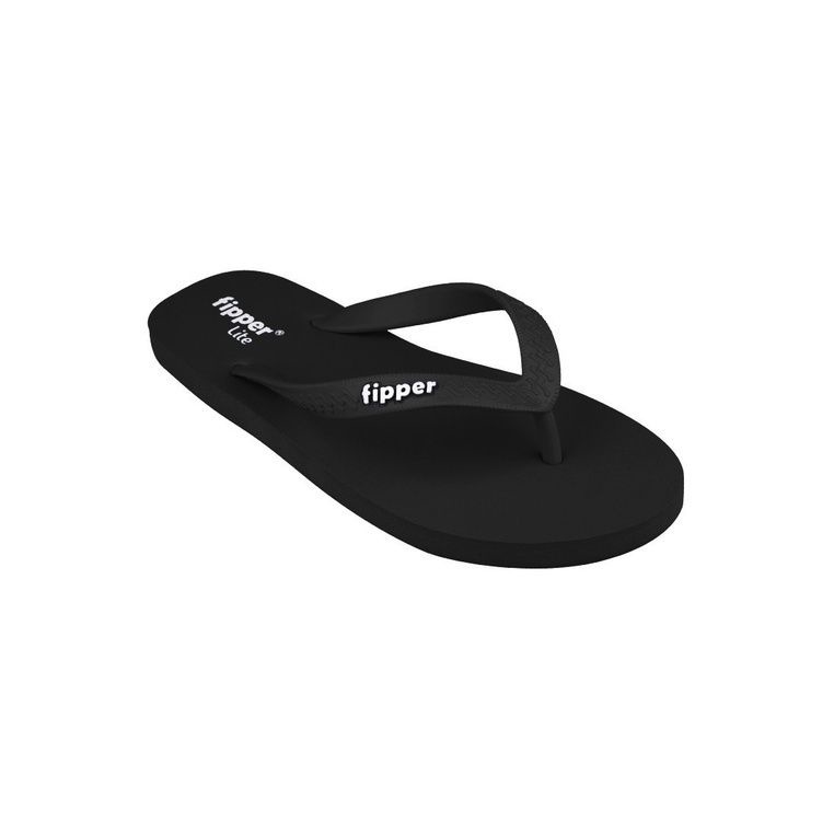 Fipper Slipper Lite for Unisex in Black