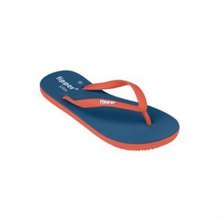 Fipper Slim Rubber for Women in Blue Snorkel/Peach