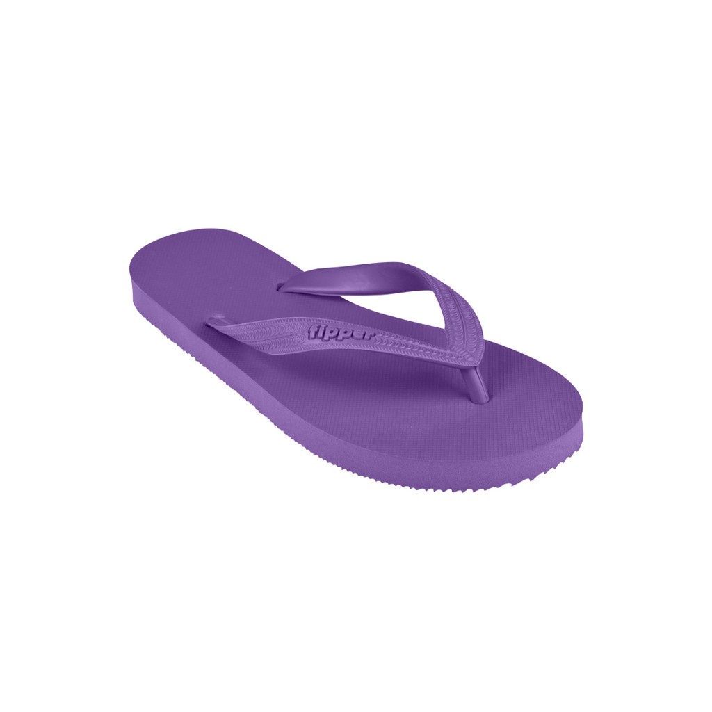 Fipper Slipper Basic M Rubber for Men in Purple (Dark)