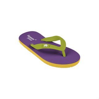 Fipper Slipper Junior Rubber for Children in Purple / Yellow / Green (Lime)