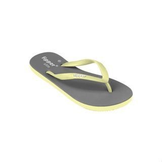 Fipper Slim Rubber for Women in Grey/Green Tusk