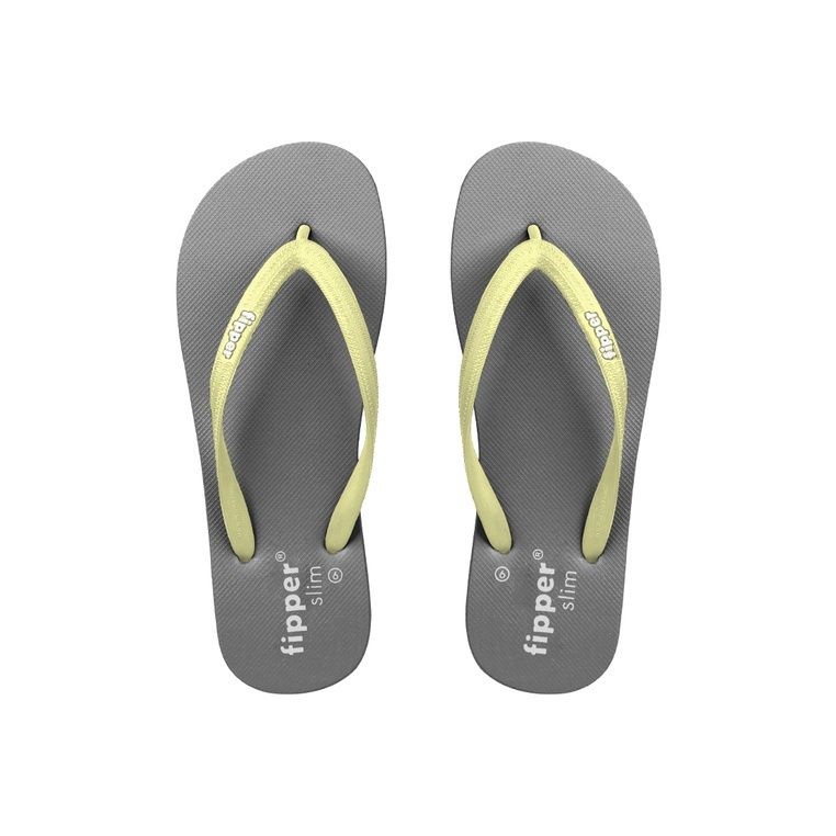 Fipper Slim Rubber for Women in Grey/Green Tusk