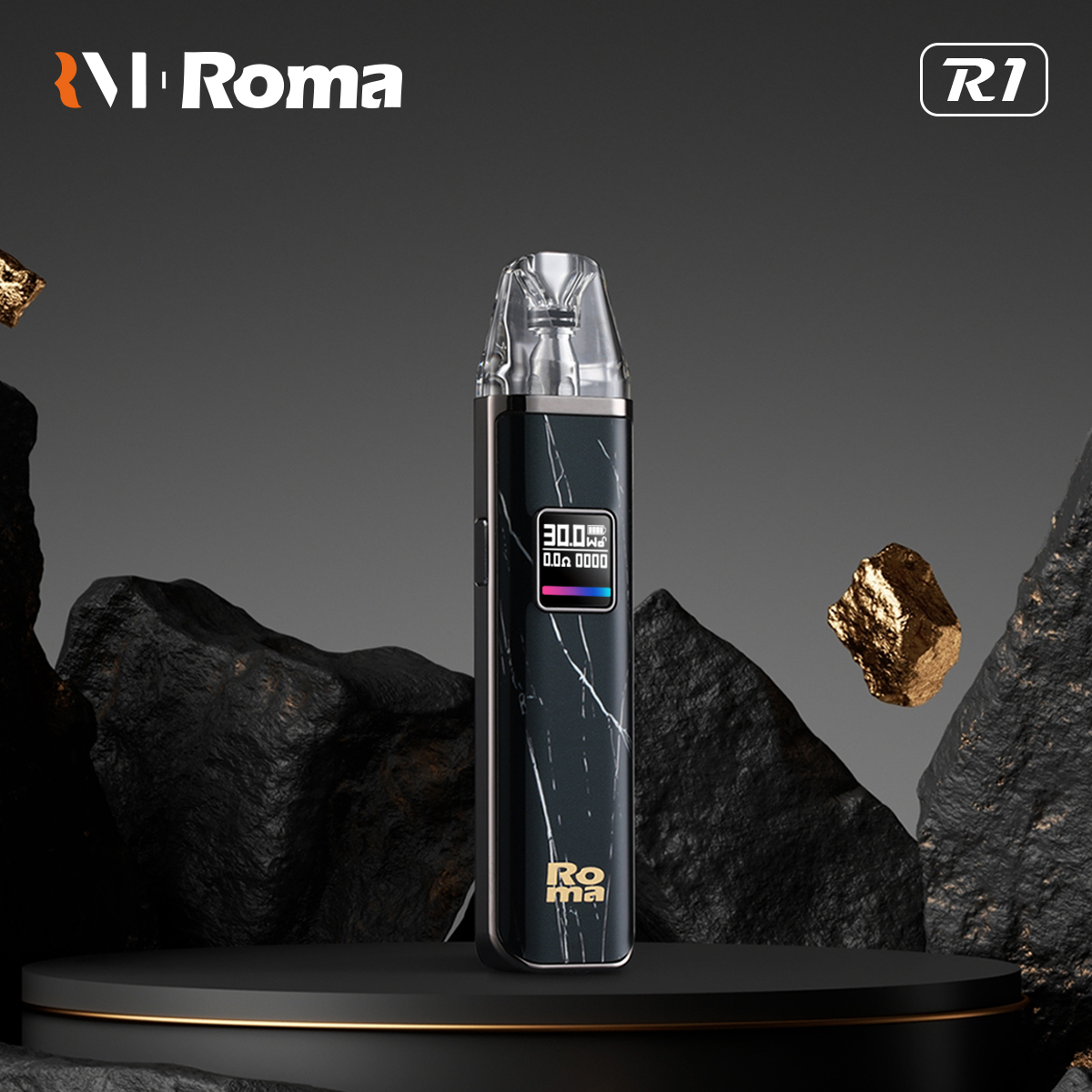 Roma –R1電子煙主機 | 羅馬主機 | 通用 OXVA 小蠻牛 XLim pro 煙彈-蒸汽領域 - 魯米國際有限公司