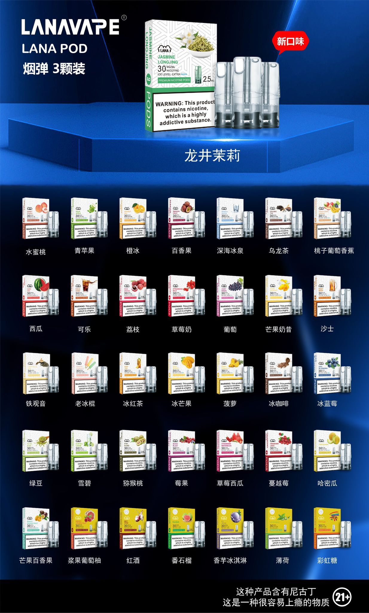 【LANA煙彈】通配sp2s | relx等1代主機 | SP2S主機通用煙彈-蒸汽領域 - 魯米國際有限公司