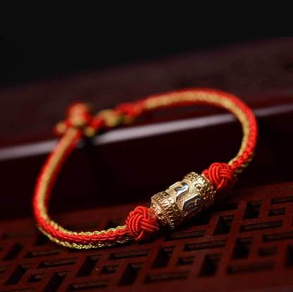 西藏咒语手链 - 幸运与保护 Tibetan Mantra Bracelet - Luck & Protection