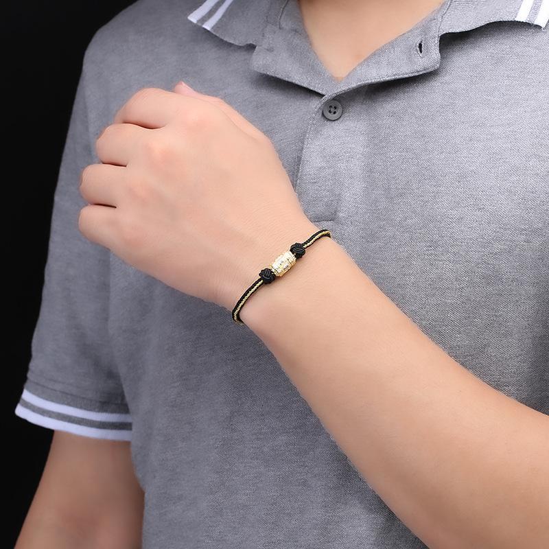 西藏咒语手链 - 幸运与保护 Tibetan Mantra Bracelet - Luck & Protection
