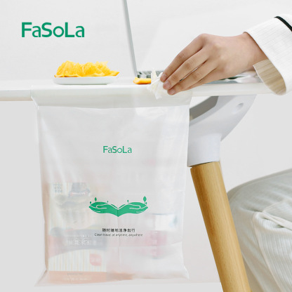 FaSoLa便携车载垃圾袋 粘贴式一次性呕吐收纳挂式车用垃圾收纳袋