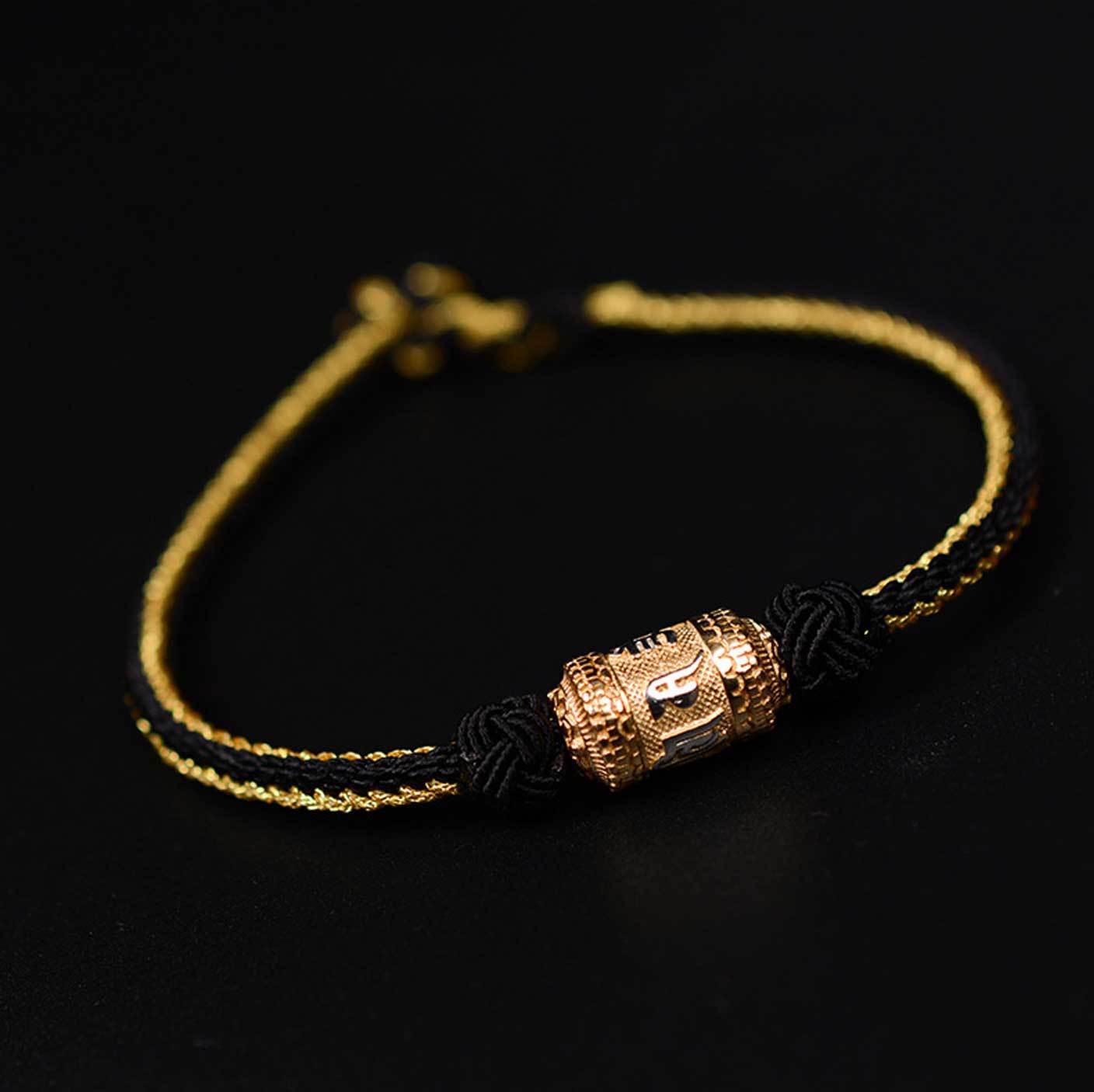 西藏咒语手链 - 幸运与保护 Tibetan Mantra Bracelet - Luck & Protection