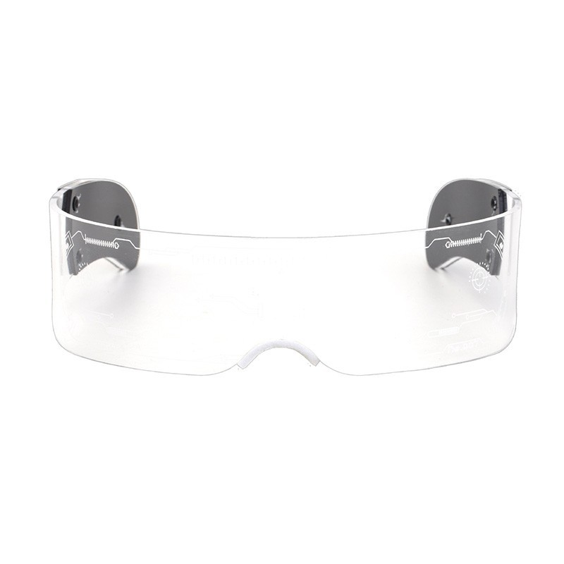 Digicat猫电澳洲-LED灯双边发光眼镜潮未来科技感抖音同款酒吧蹦迪爆闪眼镜