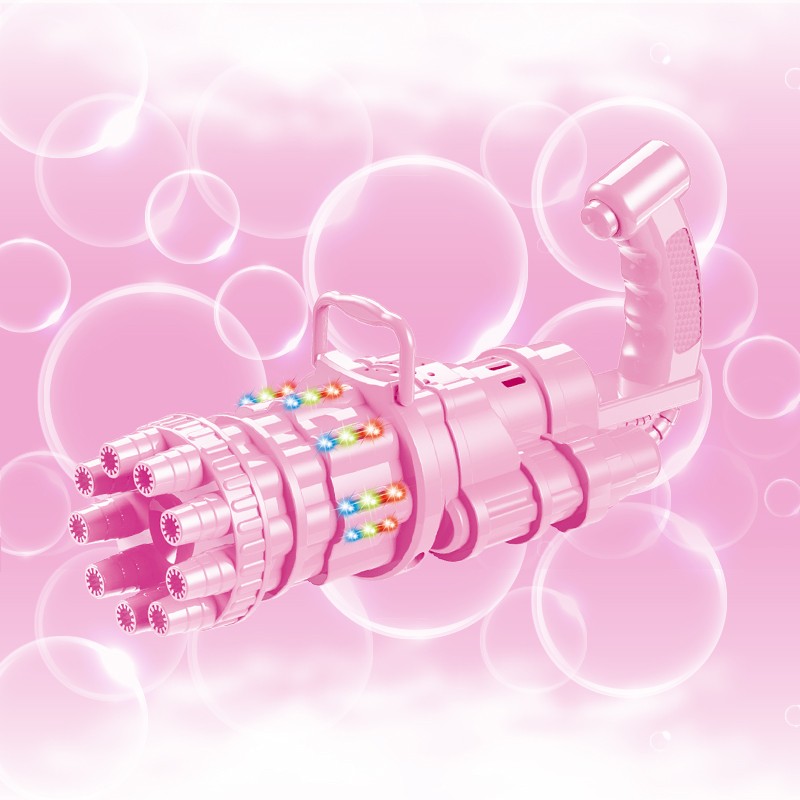 泡泡枪玩具灯光加特林泡泡机玩具网红多孔全自动泡泡机-Digicat 猫电澳洲