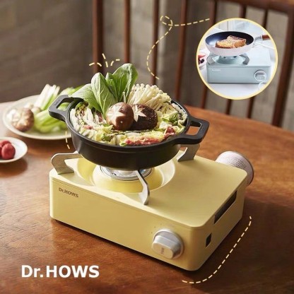 Dr.HOWS马卡龙色迷你便携式卡式炉家用烤肉户外野炊炉具露营-Digicat 猫电澳洲