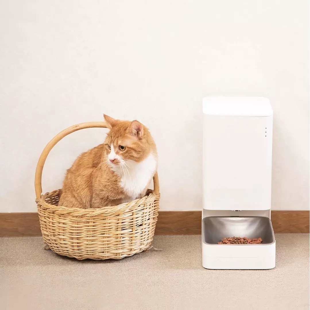 米家智能宠物喂食器猫咪大容量猫粮定时定量自动投食喂食器-Digicat 猫电澳洲
