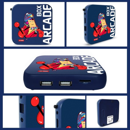 ARCADE BOX游戏盒子 无线手柄支持26种语言的切换EE游戏系统64GB-Digicat 猫电澳洲