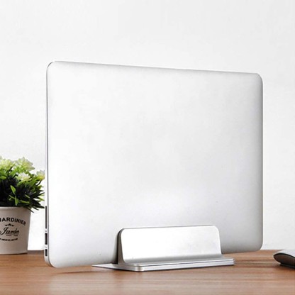 铝合金笔记本电脑立式支架银色 铝合金桌面散热收纳支架-Digicat 猫电澳洲