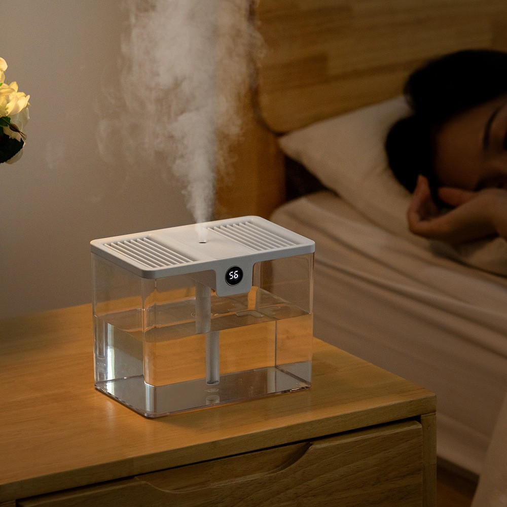 透明加湿器  家用静音卧室内孕妇婴儿净化空气小型大雾量喷雾器-Digicat 猫电澳洲