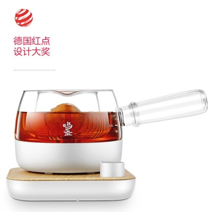Digicat猫电澳洲-鸣盏煮茶器 迷你养生壶小型全自动茶壶玻璃壶（原木色）