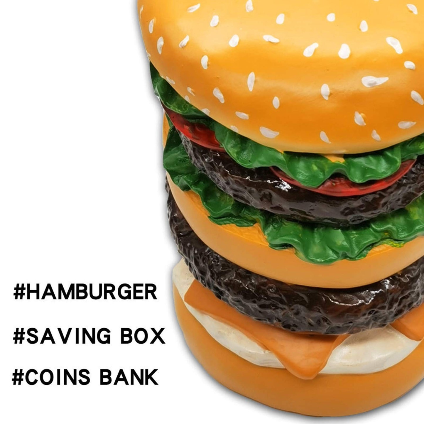 汉堡存钱罐 模拟汉堡储钱罐 Hamburger Coins Bank-Digicat 猫电澳洲