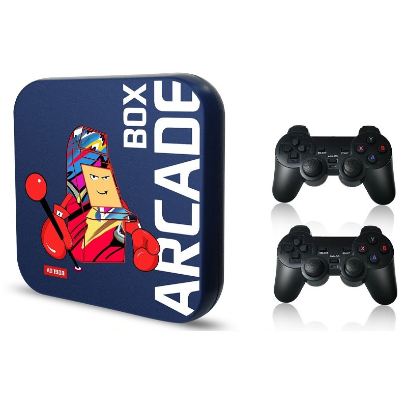 ARCADE BOX游戏盒子 无线手柄支持26种语言的切换EE游戏系统64GB-Digicat 猫电澳洲