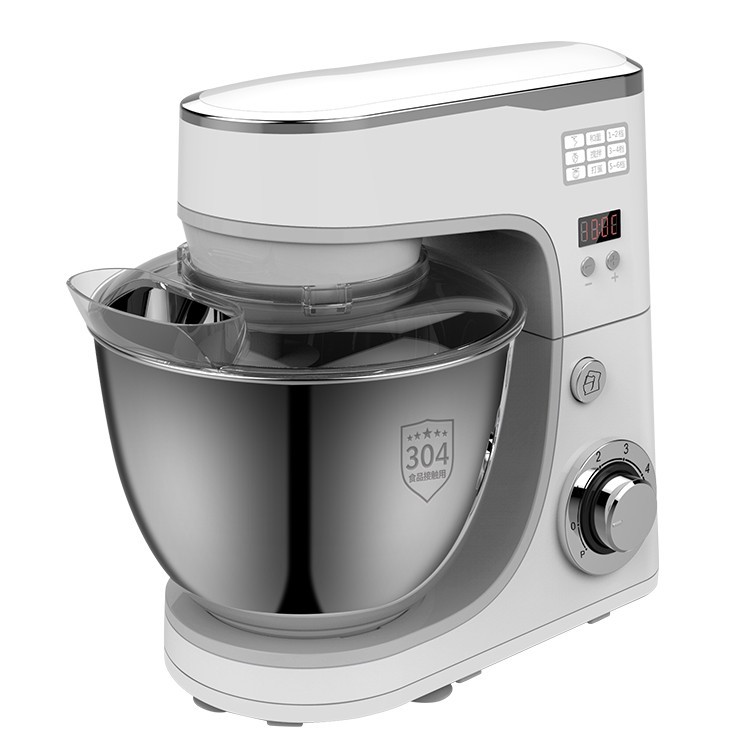 搅拌机打蛋机全自动和面机 多功能家用小型厨师机全自动不锈钢搅拌和面机1000W 5.0L-Digicat 猫电澳洲
