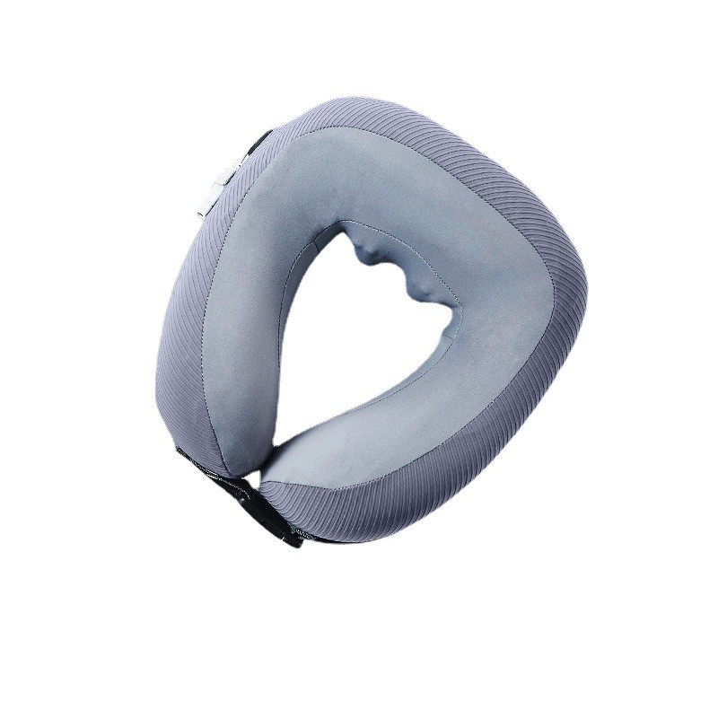 荣泰摩摩哒U型按摩颈枕 全身按摩枕旅行坐车便携护颈枕USB充电灰蓝色SX335-Digicat 猫电澳洲