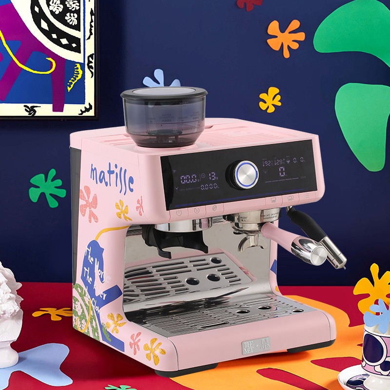 马克西姆鲶鱼意式浓缩咖啡机 全半自动家用小型一体机联名款-Digicat 猫电澳洲