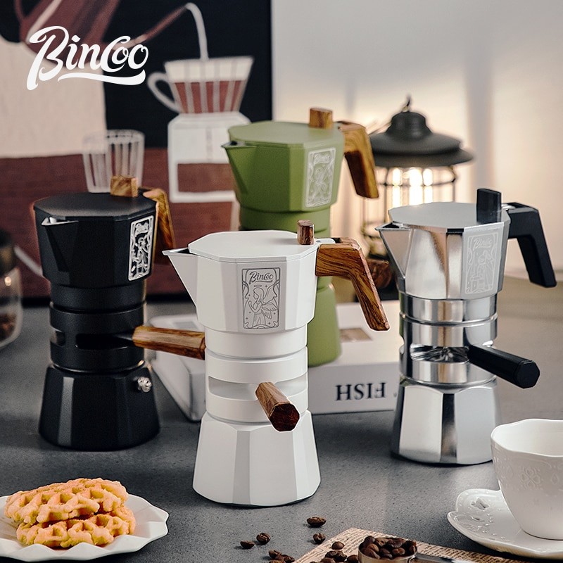Bincoo摩卡壶 意式煮咖啡器具家用便携手冲咖啡壶-Digicat 猫电澳洲