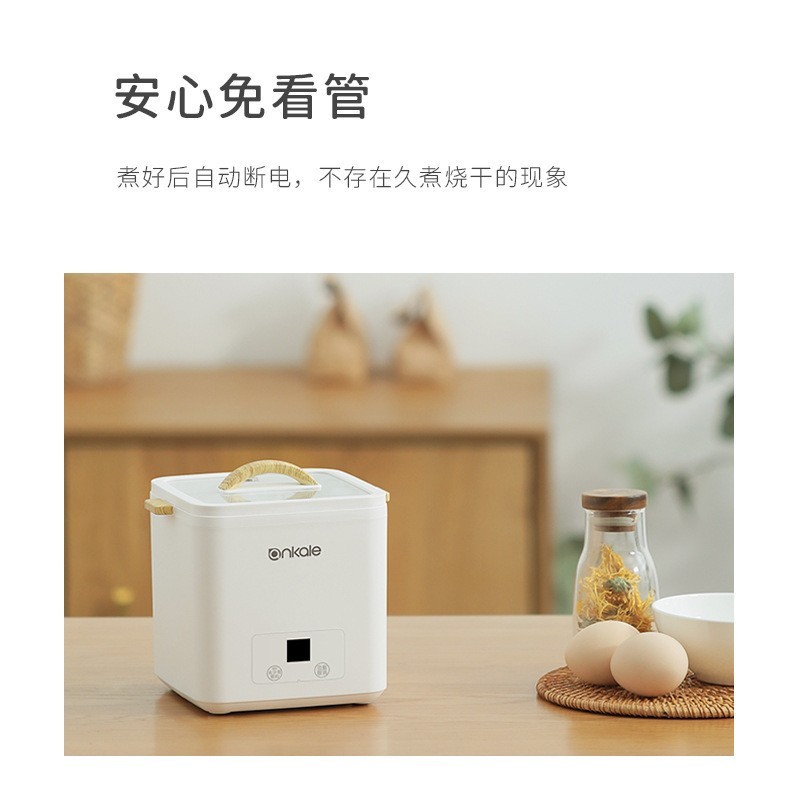 ankale煮蛋器 家用自动断电小型煮蛋神器定时鸡蛋蒸蛋早餐机多功能-Digicat 猫电澳洲