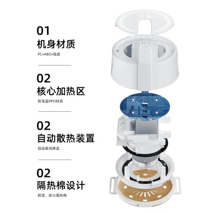 无烟家用艾灸盒 智能温灸养生便携随身灸腰部颈椎艾灸熏蒸仪-Digicat 猫电澳洲