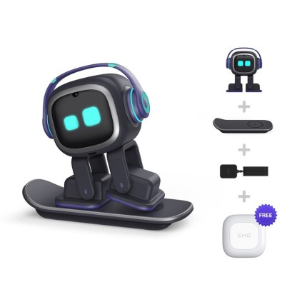 Digicat猫电澳洲-Emo机器人电子宠物 桌面智能机器人儿童益智陪伴玩具AI语音互动机