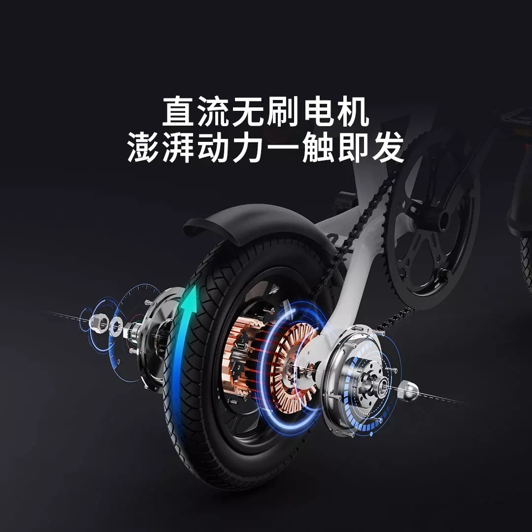 Baicycle小白折叠电动自行车 成人锂电超轻便携新国标电助力自行车-Digicat 猫电澳洲