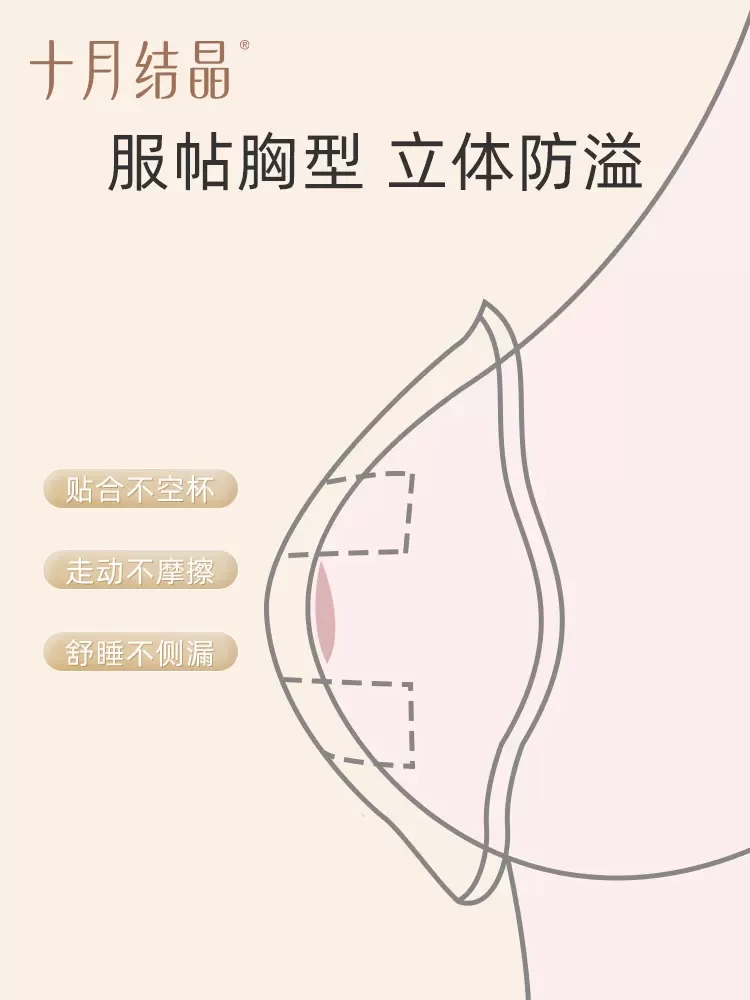 十月结晶一次性防溢乳垫 超薄产后母乳隔奶乳哺乳期防溢乳垫护理垫-Digicat 猫电澳洲